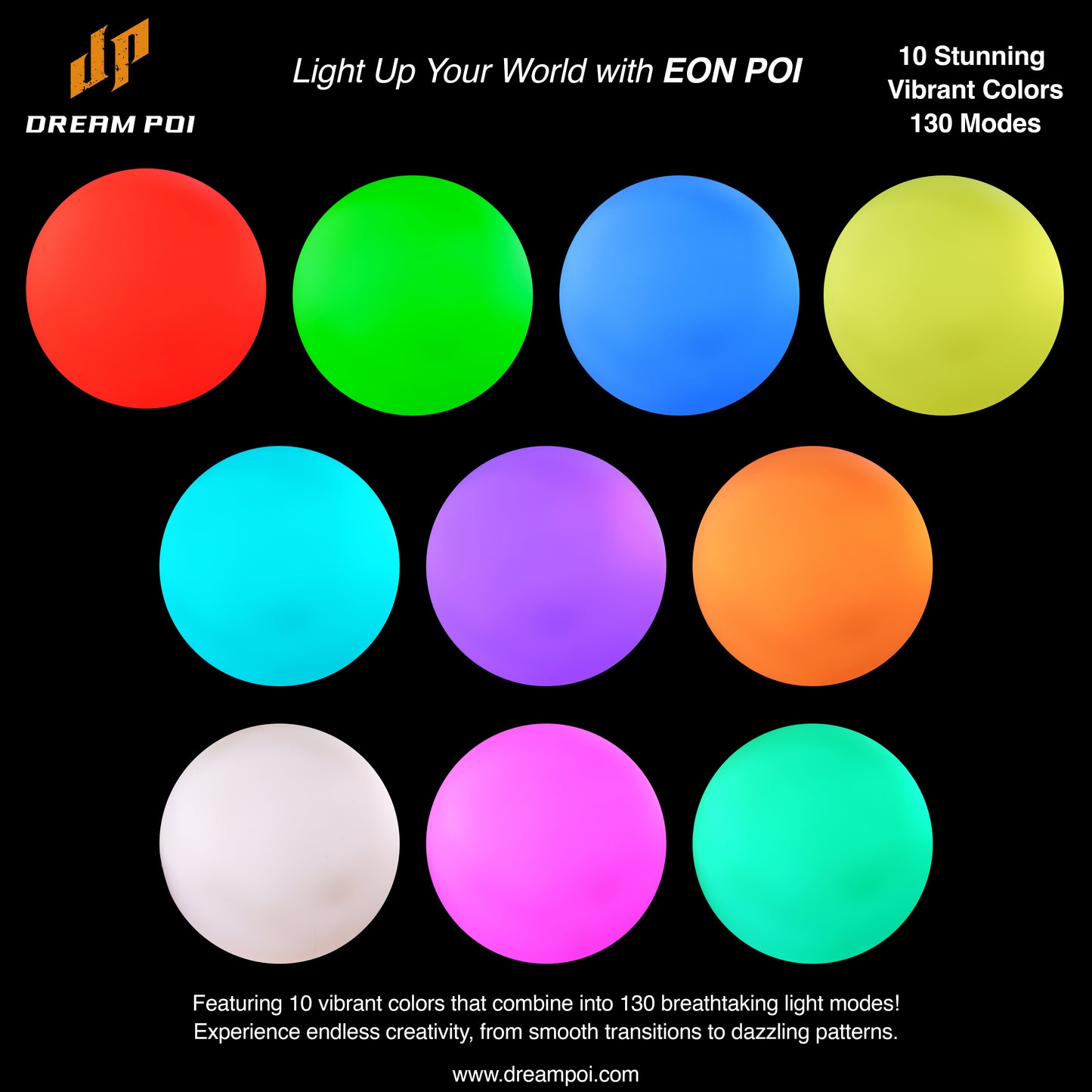 Pair of Eon LED Poi