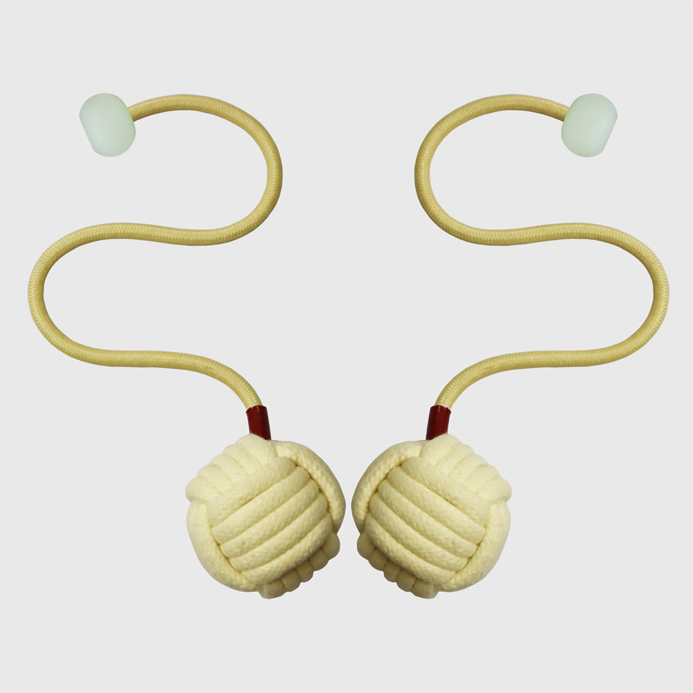 Pair of Pro Static Monkey Fist Fire Poi