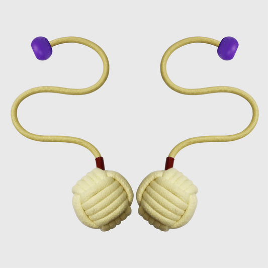 Pair of Pro Static Monkey Fist Fire Poi Customize